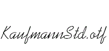 KaufmannStd
