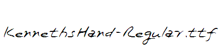 KennethsHand-Regular