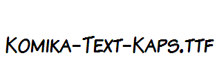 Komika-Text-Kaps