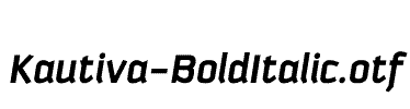 Kautiva-BoldItalic