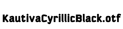 KautivaCyrillicBlack