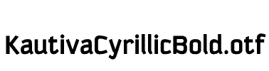 KautivaCyrillicBold