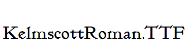KelmscottRoman