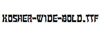 Kosher-Wide-Bold