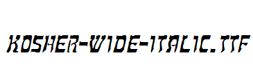 Kosher-Wide-Italic