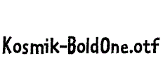 Kosmik-BoldOne