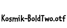 Kosmik-BoldTwo