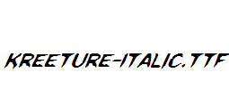 Kreeture-Italic