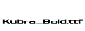 Kubra_Bold