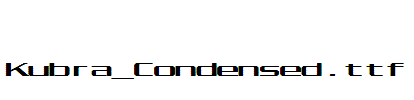 Kubra_Condensed