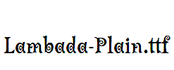 Lambada-Plain