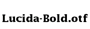 Lucida-Bold
