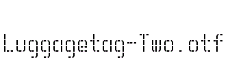 Luggagetag-Two