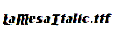 LaMesaItalic