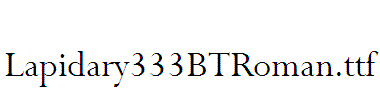 Lapidary333BTRoman