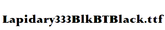 Lapidary333BlkBTBlack