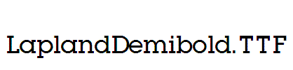 LaplandDemibold