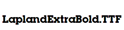 LaplandExtraBold