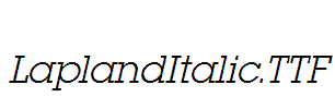 LaplandItalic