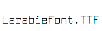 Larabiefont