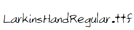 LarkinsHandRegular