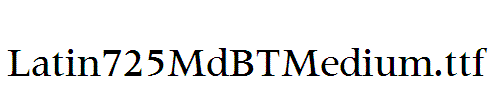 Latin725MdBTMedium