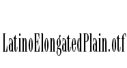 LatinoElongatedPlain