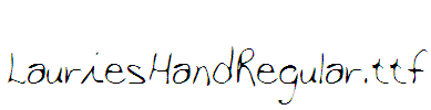 LauriesHandRegular