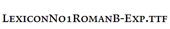 LexiconNo1RomanB-Exp