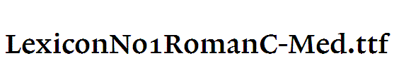 LexiconNo1RomanC-Med