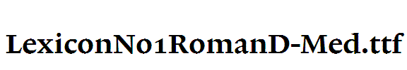 LexiconNo1RomanD-Med