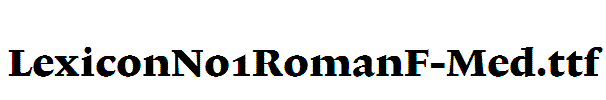 LexiconNo1RomanF-Med