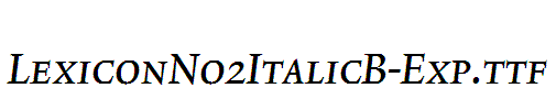 LexiconNo2ItalicB-Exp