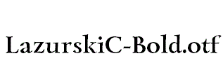 LazurskiC-Bold