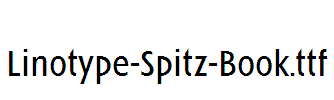 Linotype-Spitz-Book