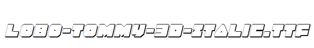 Lobo-Tommy-3D-Italic
