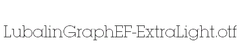 LubalinGraphEF-ExtraLight