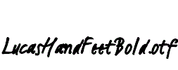 LucasHandFeetBold