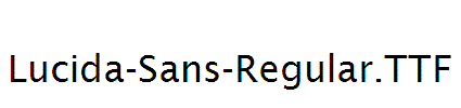 Lucida-Sans-Regular