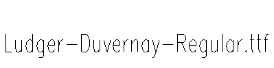 Ludger-Duvernay-Regular