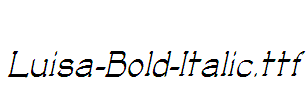 Luisa-Bold-Italic
