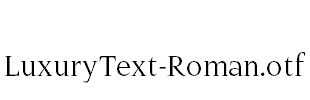LuxuryText-Roman