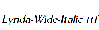 Lynda-Wide-Italic