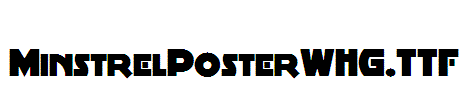 MinstrelPosterWHG