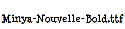 Minya-Nouvelle-Bold