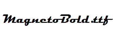 MagnetoBold