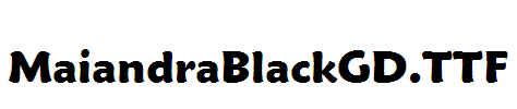 MaiandraBlackGD
