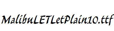 MalibuLETLetPlain10