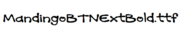MandingoBTNExtBold