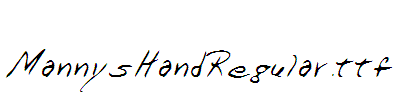 MannysHandRegular